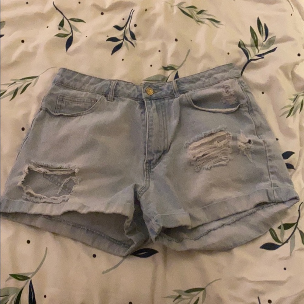 Forever 21 Light Wash Shorts